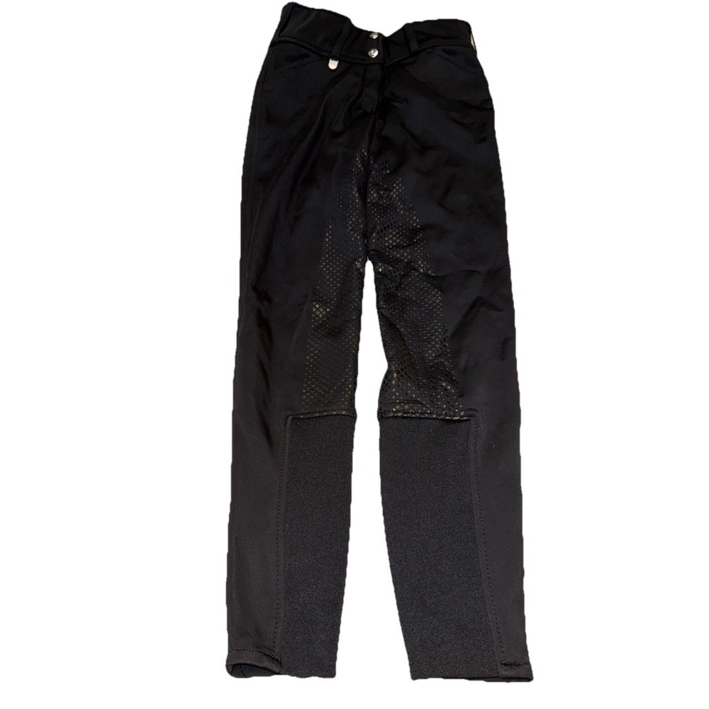 Horze Black Riding Breeches Womens Sz 24 X 27 Equestrian Activewear Sports Horse
